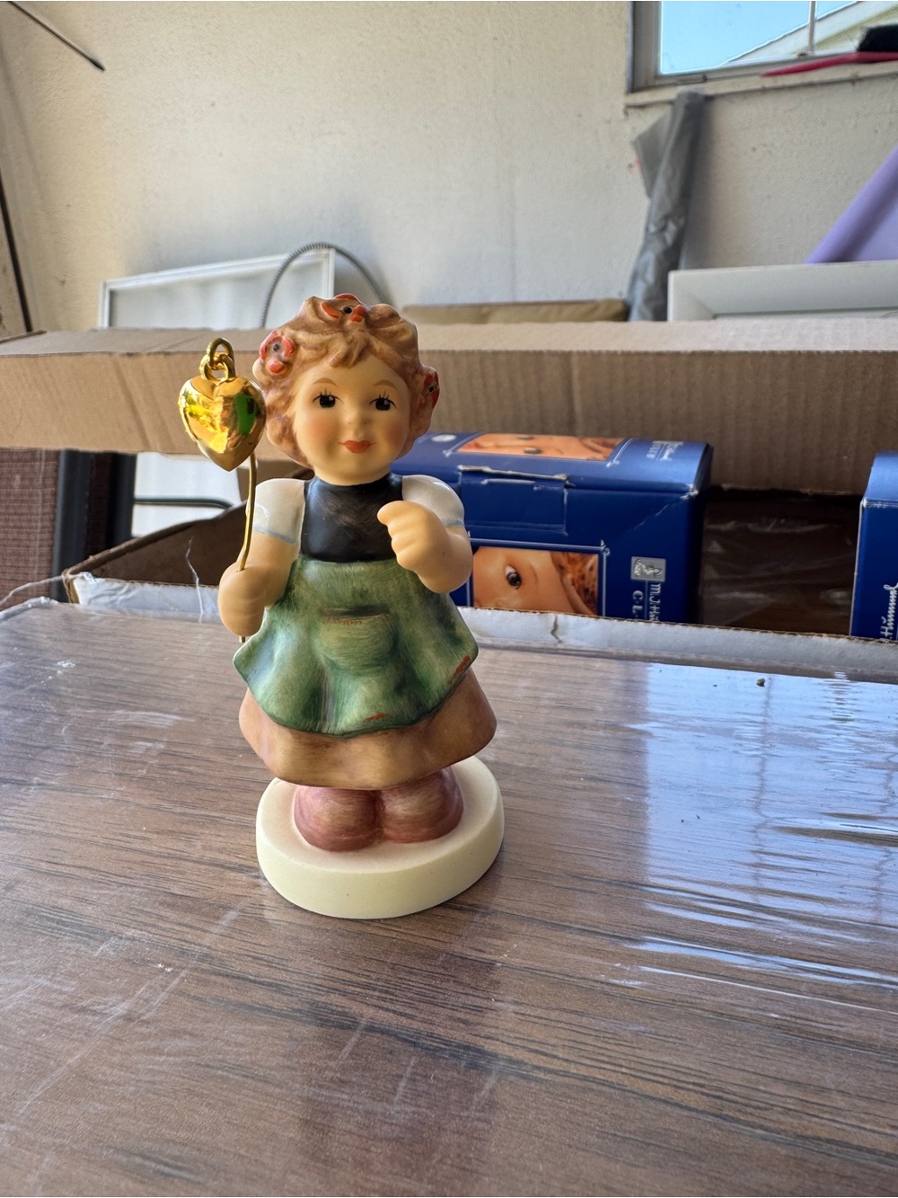 Hummel Figurine Girl “My Lucky Heart”